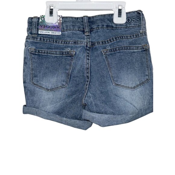 Vigoss Chelsea Girls Denim Shorts Adjustable Size 7 Regular Rise Super Stretch C - Picture 4 of 4